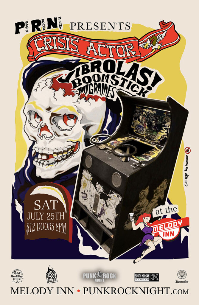 PUNK ROCK NIGHT w/ VIBROLAS(Kentucky), CRISIS ACTOR, MIGRAINES(Ft Wayne) and BOOMSTICK(Nashville) @ Melody Inn | Indianapolis | Indiana | United States