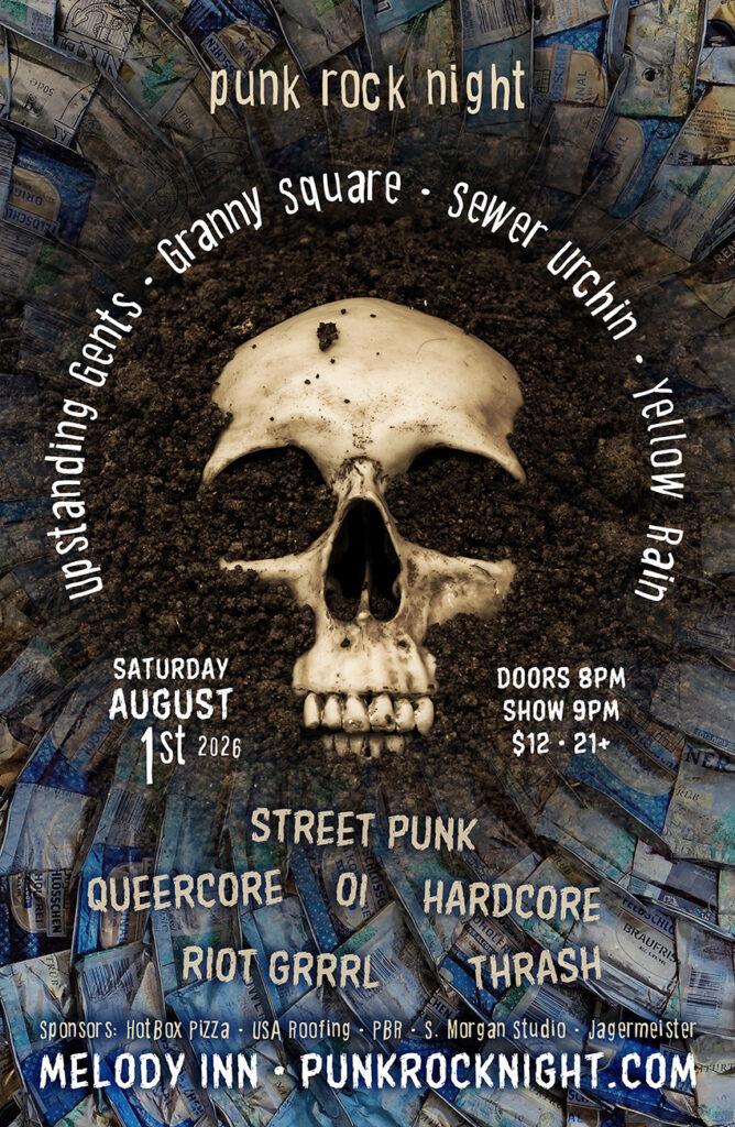 PUNK ROCK NIGHT w/ TYELLOW RIN (Bloomington), GRANNY SQUARE(Champaign), UPSTANDING GENTS and SEWER URCHIN(St Louis) @ Melody Inn | Indianapolis | Indiana | United States