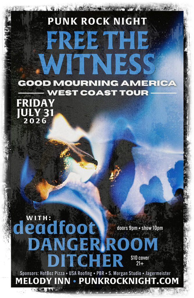 A Special Friday PUNK ROCK NIGHT EVENT w/ FREE THE WITNESS(NJ), DANGER ROOM, DEADFOOT and DITCHER @ Melody Inn | Indianapolis | Indiana | United States