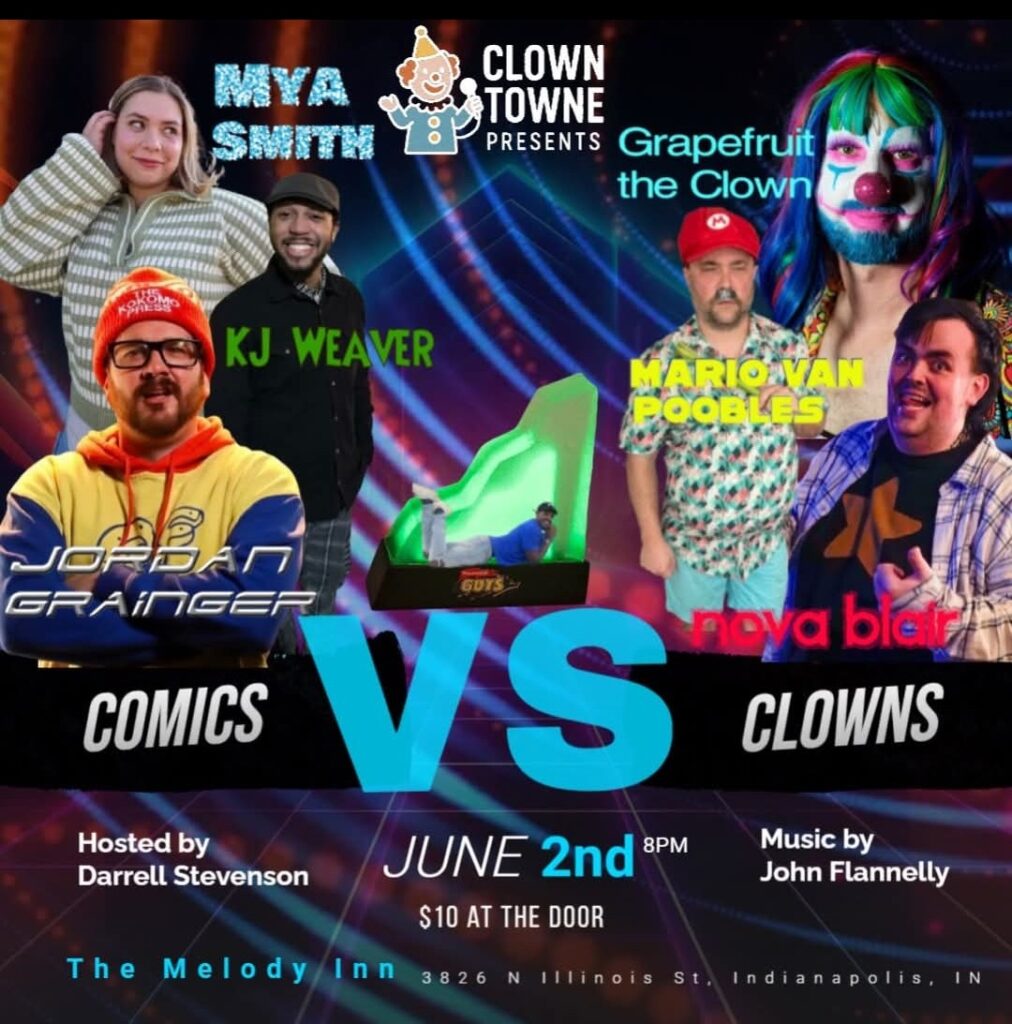 SPLIFF ANY presents CLOWNS vs COMICS @ Melody Inn | Indianapolis | Indiana | United States